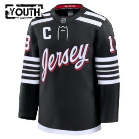 Dresovi New Jersey Devils 2024-25 Fanatics Premium Nico Hischier Treći Crno - Dječji